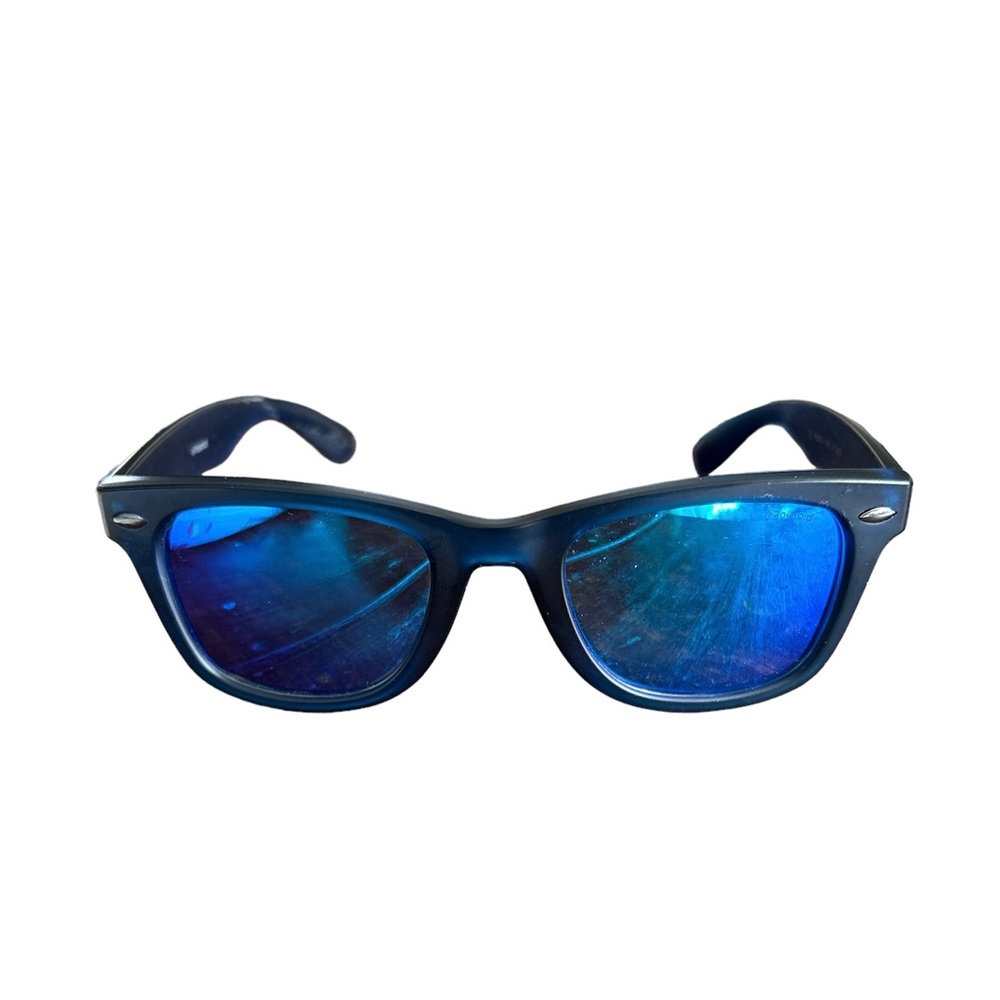Vintage 1990’s Polaroid Blue Reflective Lens Sunglasses